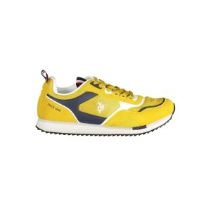 Yellow Polyester Sneaker