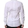White GOLD Cotton Collared Dress Shirt Top - Image 4