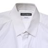 White GOLD Cotton Collared Dress Shirt Top - Image 5