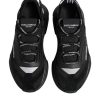 Black Leather Daymaster Low Top Sneakers Shoes - Image 3