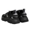 Black Leather Daymaster Low Top Sneakers Shoes - Image 5