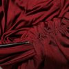 Red Viscose Fitted One Shoulder Midi Dress - Image 8