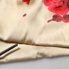 Beige Floral Spaghetti Strap Sheath Dress - Image 7