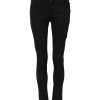 Black Cotton Skinny Denim Jeans - Image 2