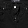 Black Cotton Skinny Denim Jeans - Image 4
