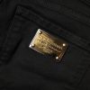 Black Cotton Skinny Denim Jeans - Image 5