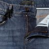 Blue Cotton Tattered Boyfriend Denim Jeans - Image 4