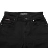 Black Skinny Cotton Mid Waisted Denim Jeans - Image 4