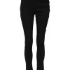 Black Skinny Cotton Mid Waisted Denim Jeans - Image 2