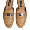 Beige Rattan Flat Mule Men Sandals Shoes - Image 3