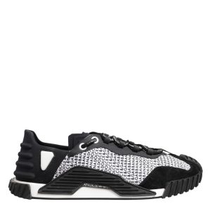 Black Logo Lace Up Low Top NS1 Sneakers Shoes