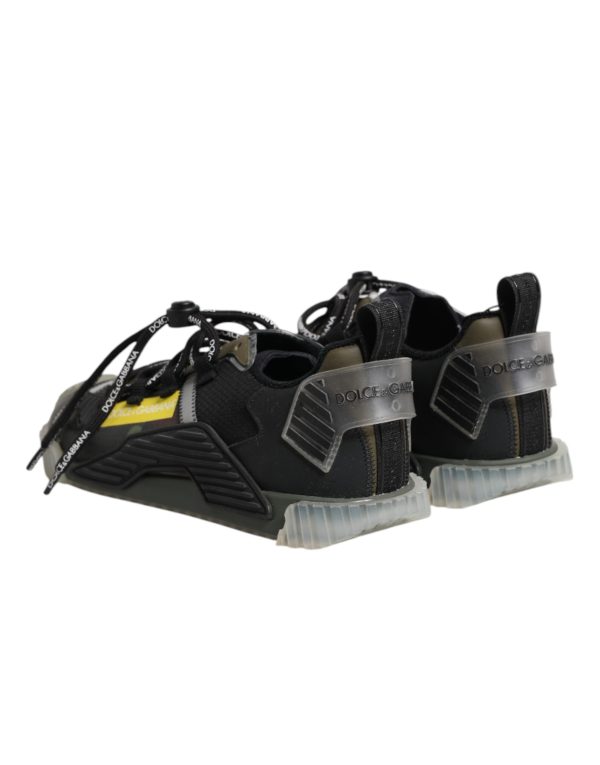 Black Lace Up Low Top NS1 Sneakers Shoes - Image 5