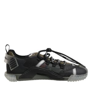 Black Lace Up Low Top NS1 Sneakers Shoes