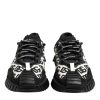 Black Logo Lace Up Low Top NS1 Sneakers Shoes - Image 2