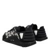 Black Logo Lace Up Low Top NS1 Sneakers Shoes - Image 4