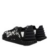 Black Logo Lace Up Low Top NS1 Sneakers Shoes - Image 4