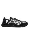 Black Logo Lace Up Low Top NS1 Sneakers Shoes - Image 6