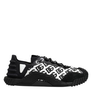 Black Logo Lace Up Low Top NS1 Sneakers Shoes