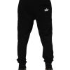 Black Cotton Crown Jogger Sweatpants Pants - Image 4