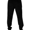 Black Cotton Men Jogger Sweatpants Pants - Image 4