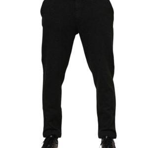Dark Gray Viscose Dress Men Pants
