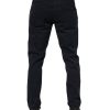 Blue Cotton Tapered Denim Jeans - Image 4