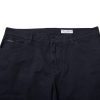 Black Cotton Tapered Denim Jeans - Image 5