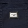 Black Cotton Tapered Denim Jeans - Image 6
