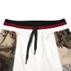 White Patchwork Jogger Pants - Image 5