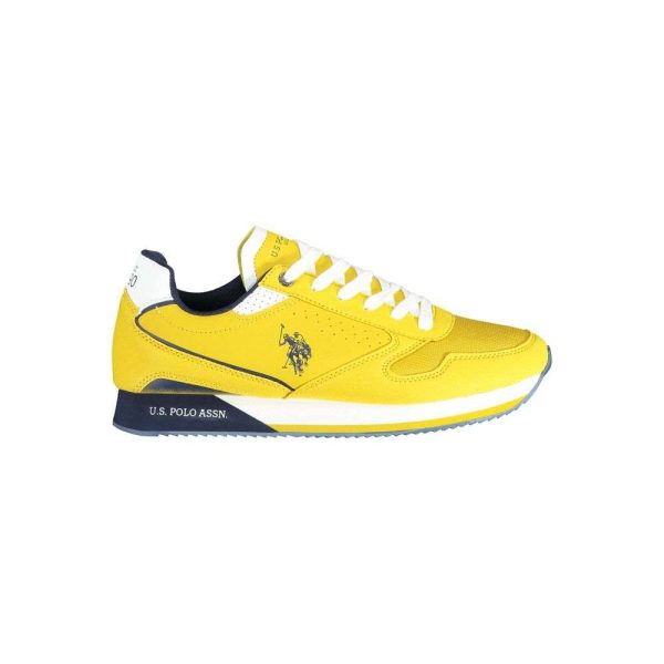 Yellow Polyester Sneaker