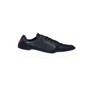 Blue Polyester Sneaker