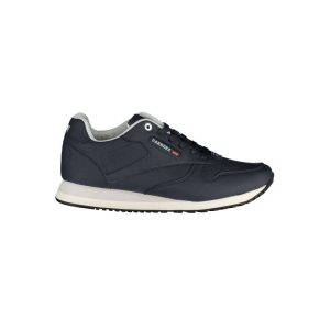Blue Polyester Sneaker