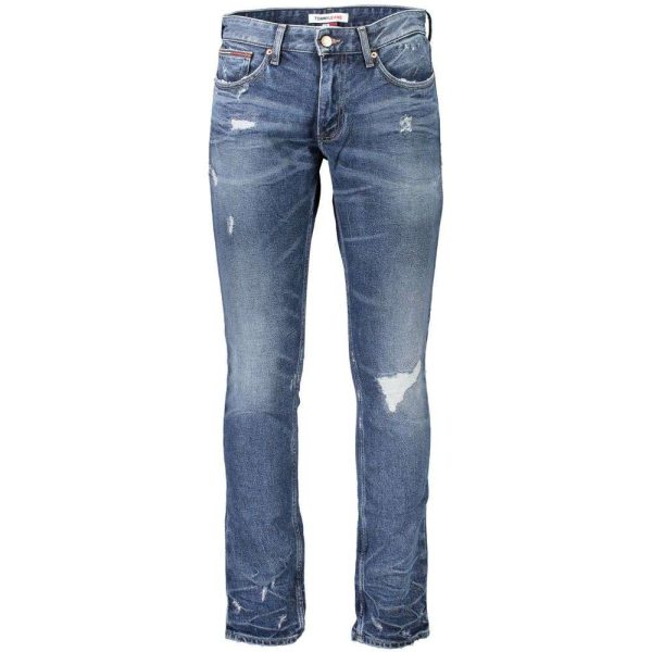 Blue Cotton Jeans & Pant