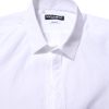 White Cotton GOLD Long Sleeves Formal Shirt - Image 5