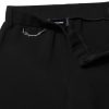 Black Polyester High Waisted Flared Pants - Image 4