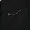 Black Polyester High Waisted Flared Pants - Image 5