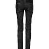 Black Cotton Low Waist Skinny Denim Jeans - Image 3