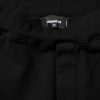 Black Red Cotton Straight Fit Jogger Pants - Image 4