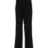 Black Straight Fit High Waist Pants - Image 2