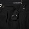 Black Straight Fit High Waist Pants - Image 4