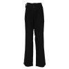 Black Straight Fit High Waist Pants - Image 5