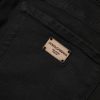 Black Cotton Skinny Mid Waist Denim Jeans - Image 5
