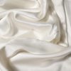 Ivory Silk Tapered High Waist Pants - Image 6