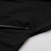 Black Cotton Short Sleeves Round Neck T-shirt - Image 5