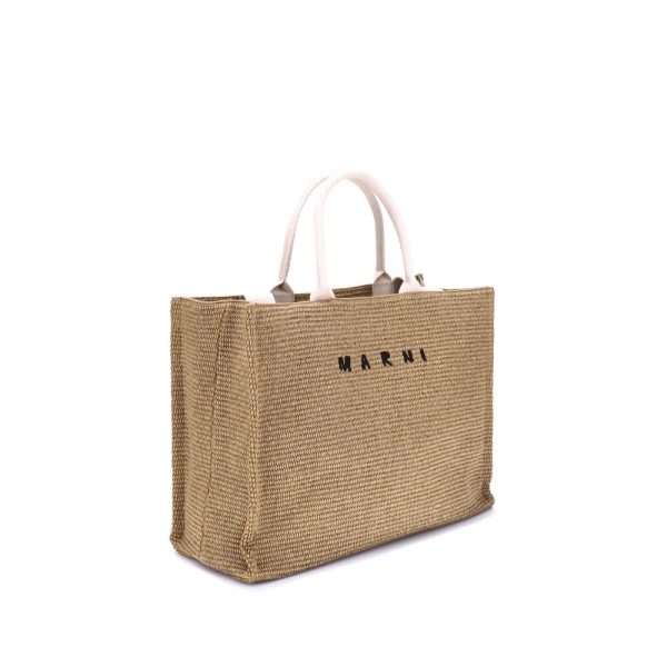 Raffia-effect Tote Bag - Image 2
