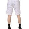 White Chinos Cotton Stretch Casual Shorts - Image 4