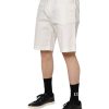 White Chinos Cotton Stretch Men Casual Shorts - Image 3