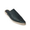 Green Leather Espadrille - Image 5