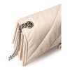 Beige Leather Shoulder Bag - Image 4