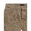 Beige Cotton Tapered Jean - Image 3